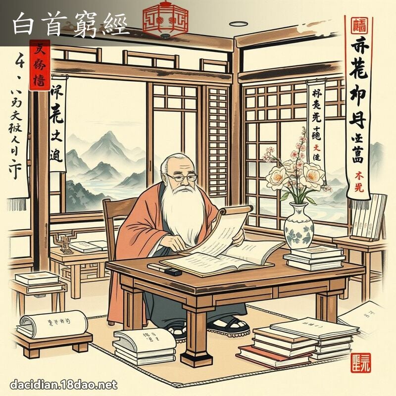 白首穷经 配图