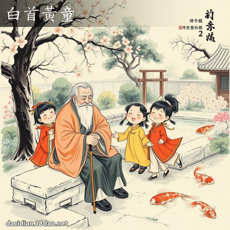 白首黄童 配图