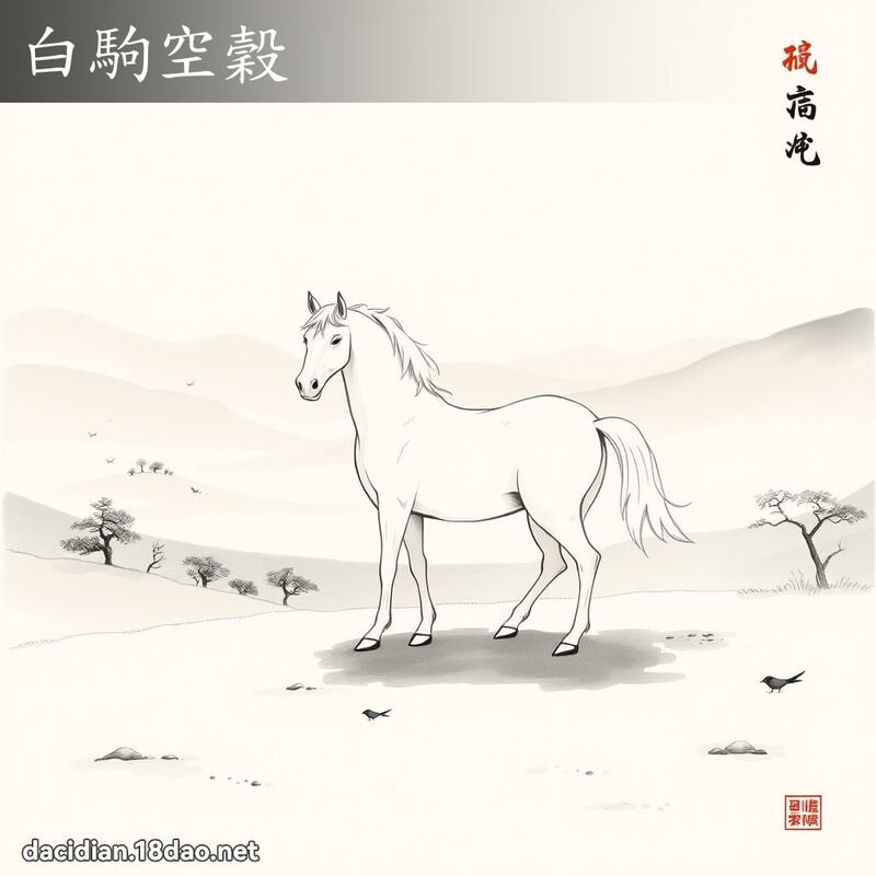 白驹空谷 配图