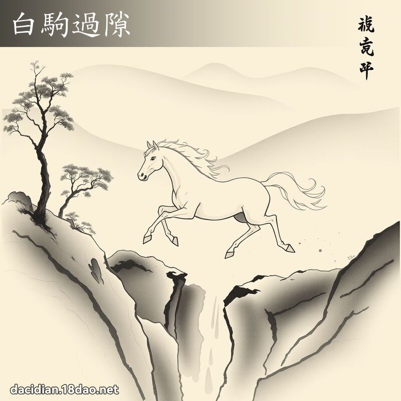 白驹过隙 配图