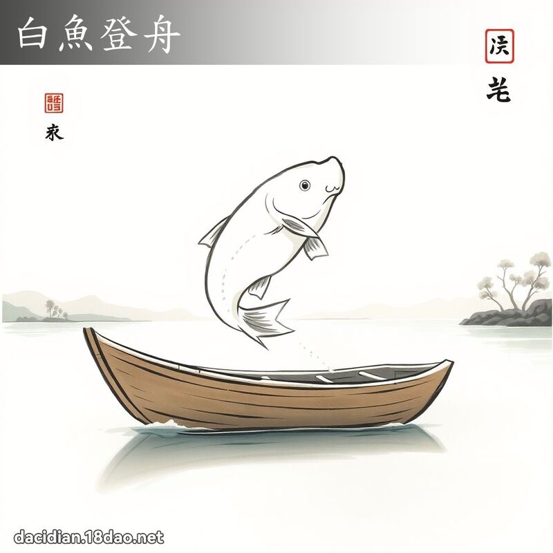 白鱼登舟 配图
