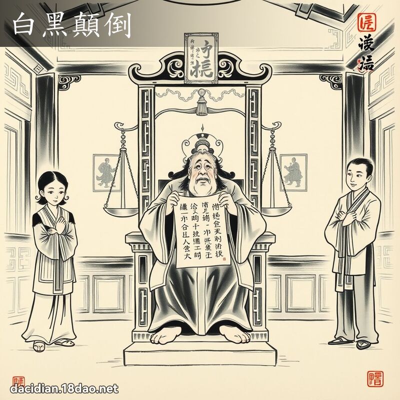白黑颠倒 配图