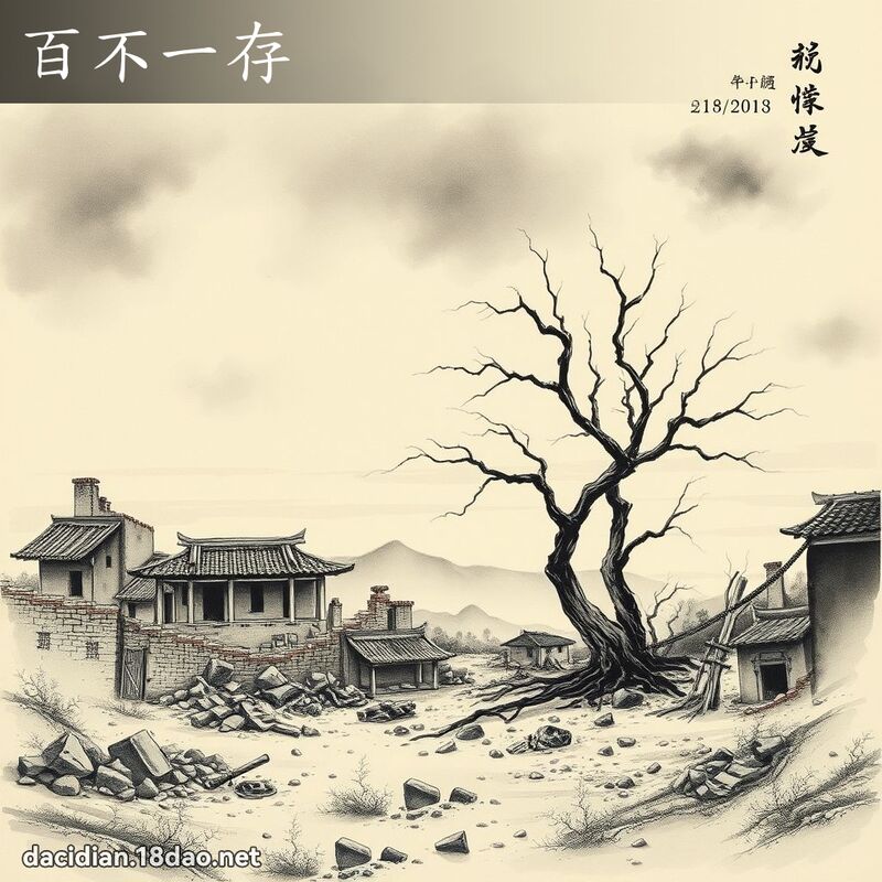 百不一存 配图
