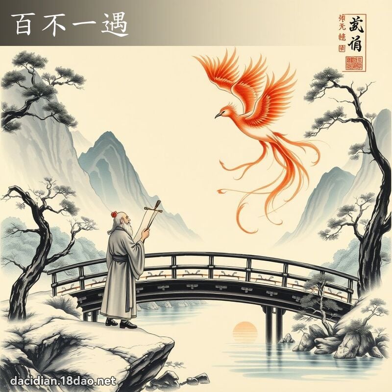 百不一遇 配图