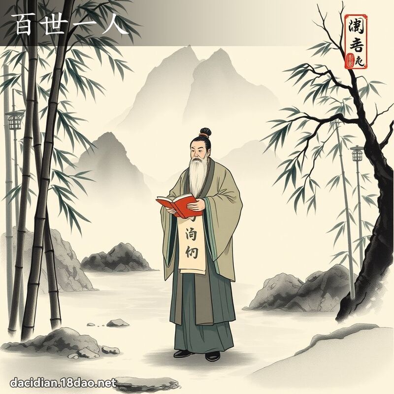 百世一人 配图