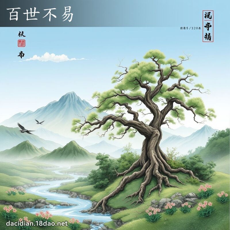 百世不易 配图