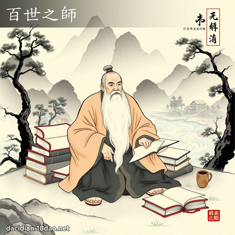 百世之师 配图