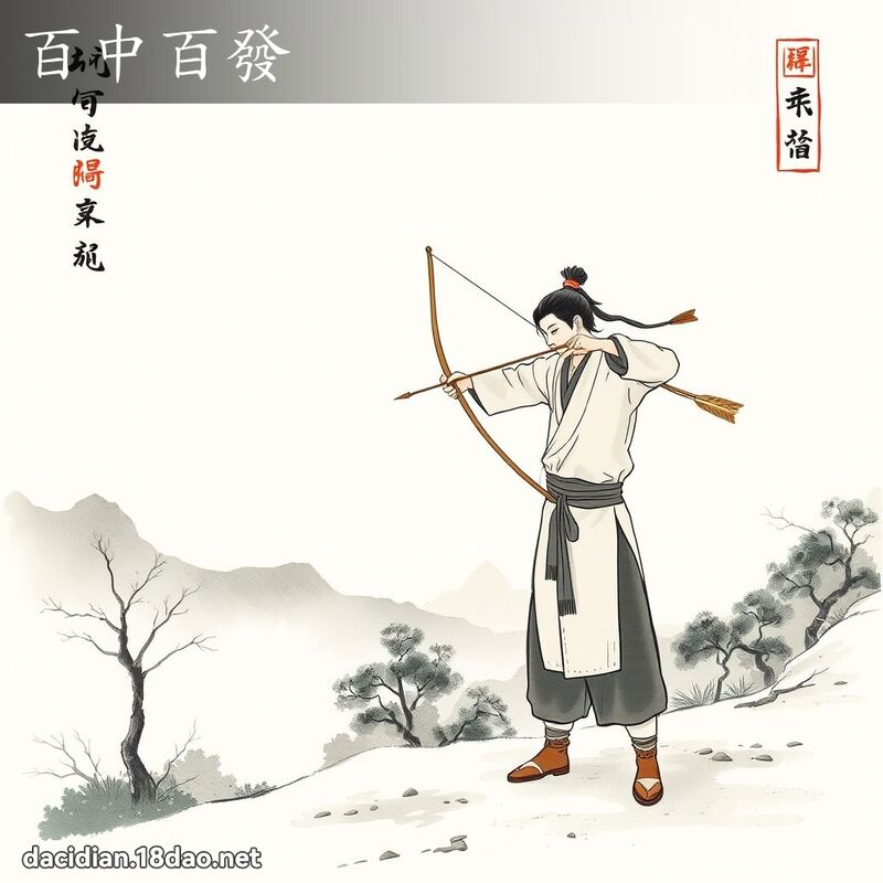 百中百发 配图