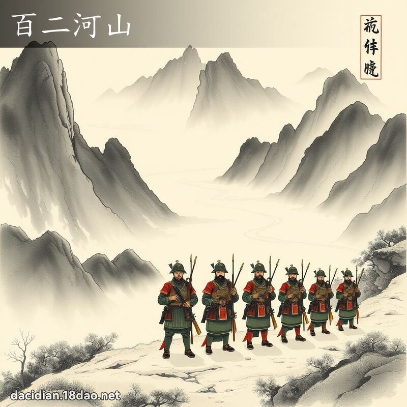 百二河山 配图