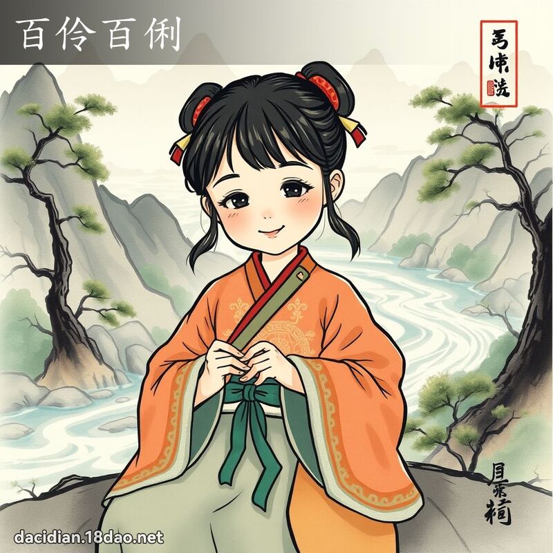 百伶百俐 配图