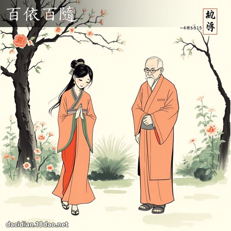 百依百隨 配图
