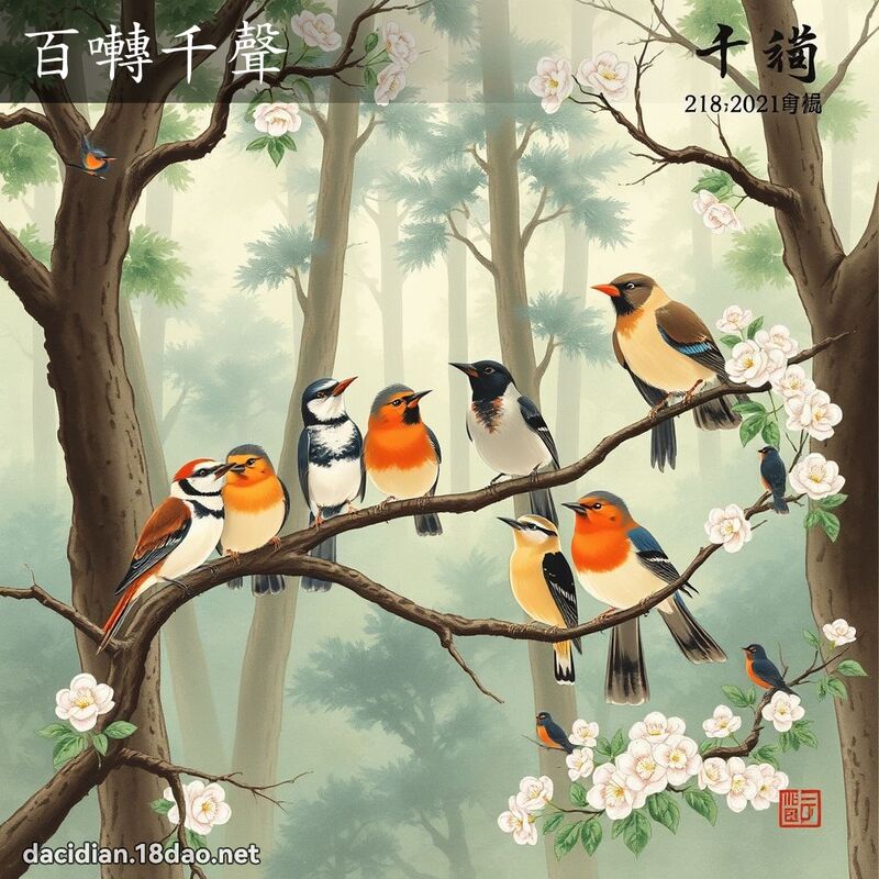 百囀千声 配图