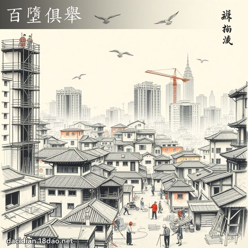 百墮俱举 配图