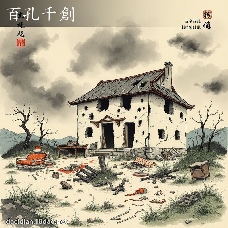 百孔千创 配图