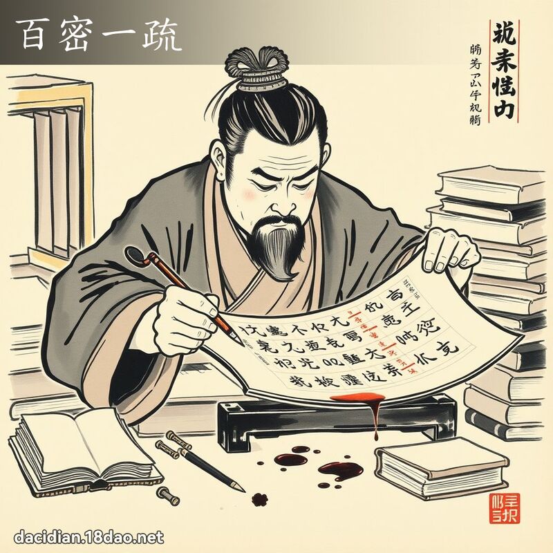 百密一疏 配图