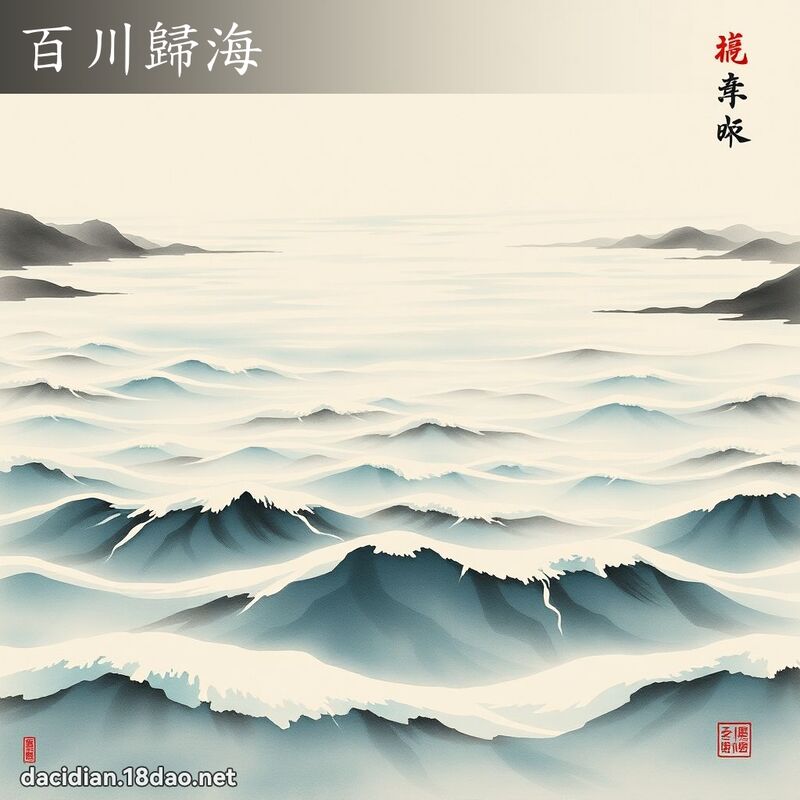 百川归海 配图