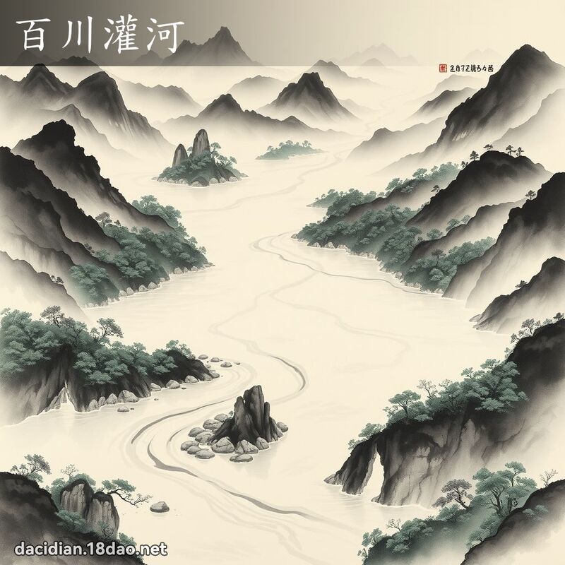 百川灌河 配图