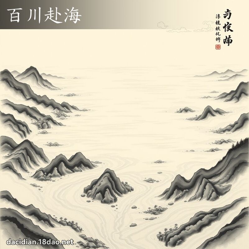 百川赴海 配图
