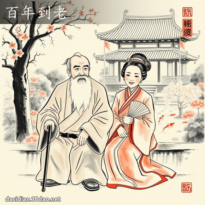 百年到老 配图