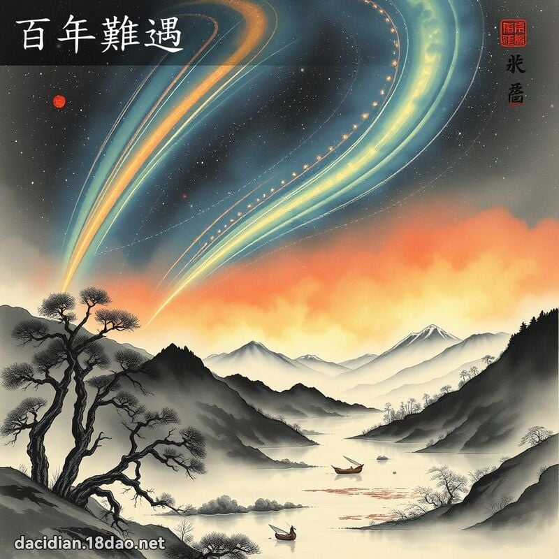 百年难遇 配图