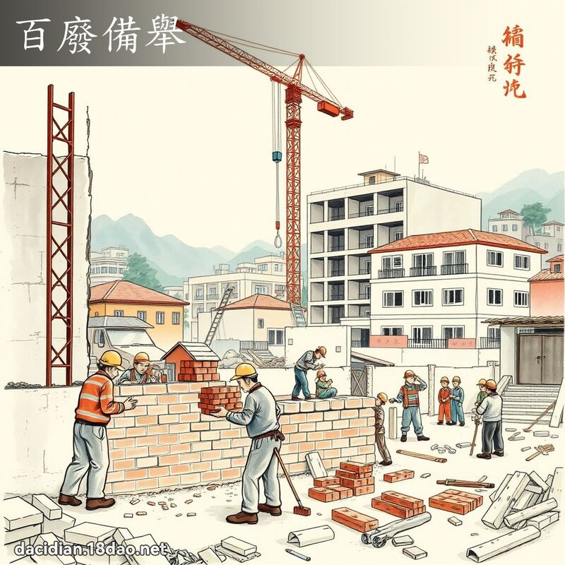 百废备举 配图