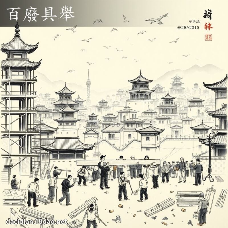 百废具举 配图