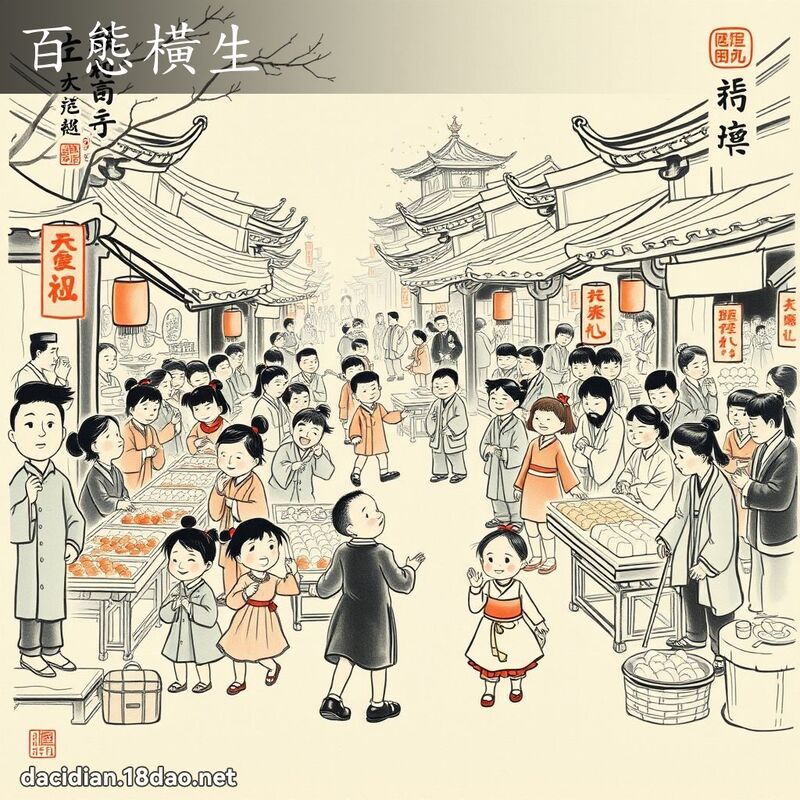 百态横生 配图