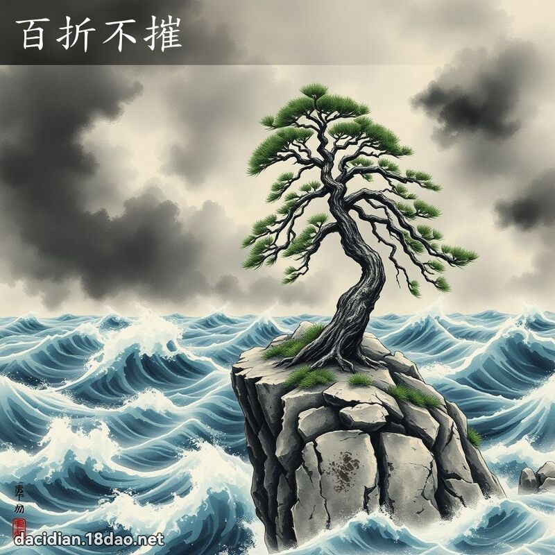 百折不摧 配图