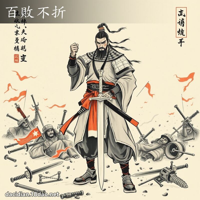 百败不折 配图