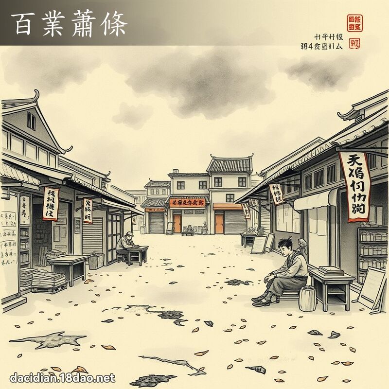 百业萧条 配图