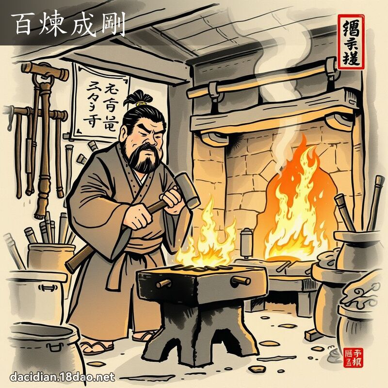 百炼成刚 配图