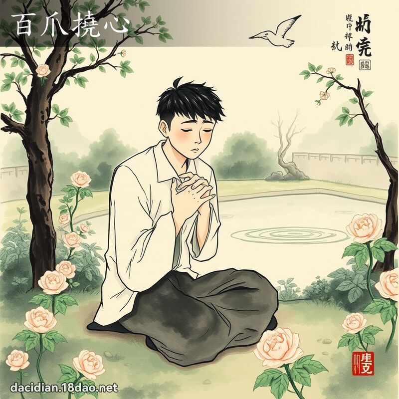 百爪挠心 配图
