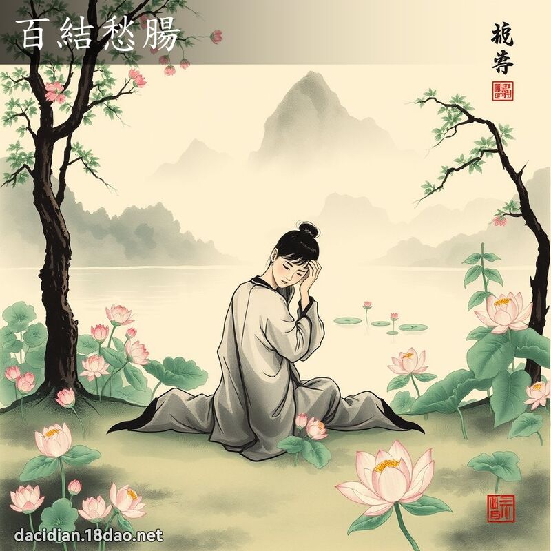 百结愁肠 配图