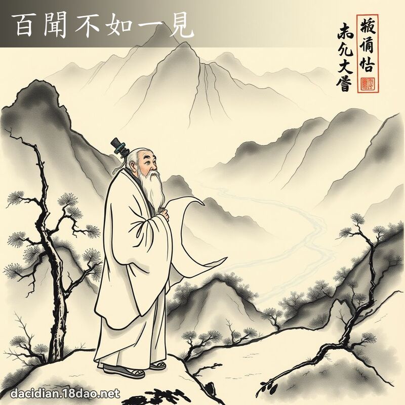 百闻不如一见 配图