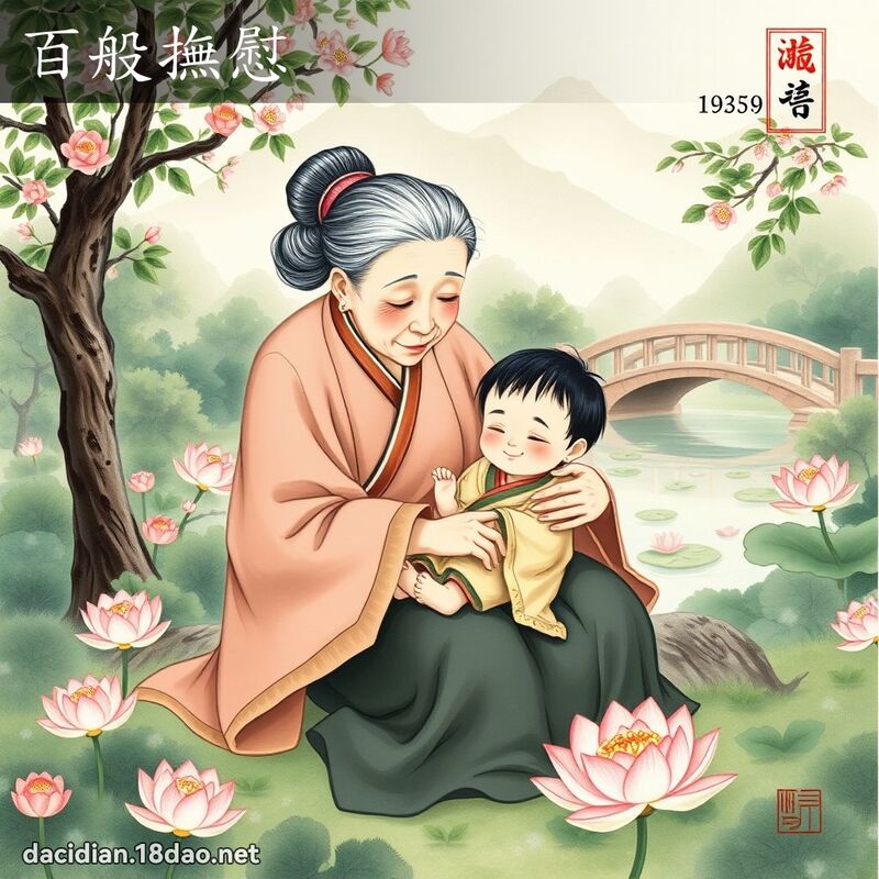 百般抚慰 配图