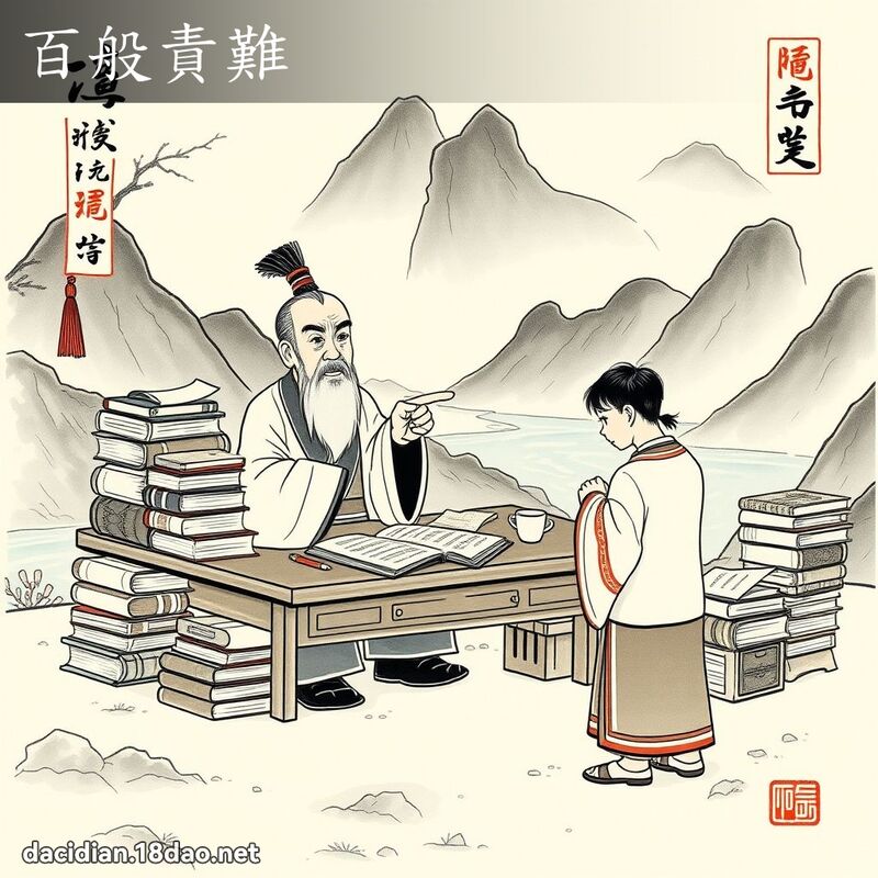 百般责难 配图