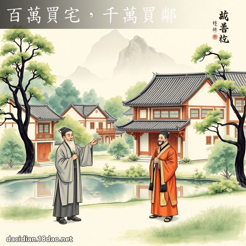 百万买宅,千万买邻 配图