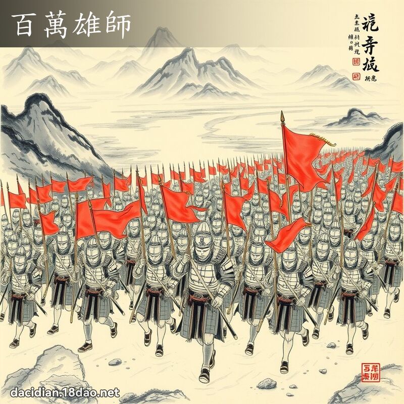 百万雄师 配图