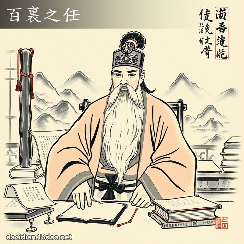 百裏之任 配图