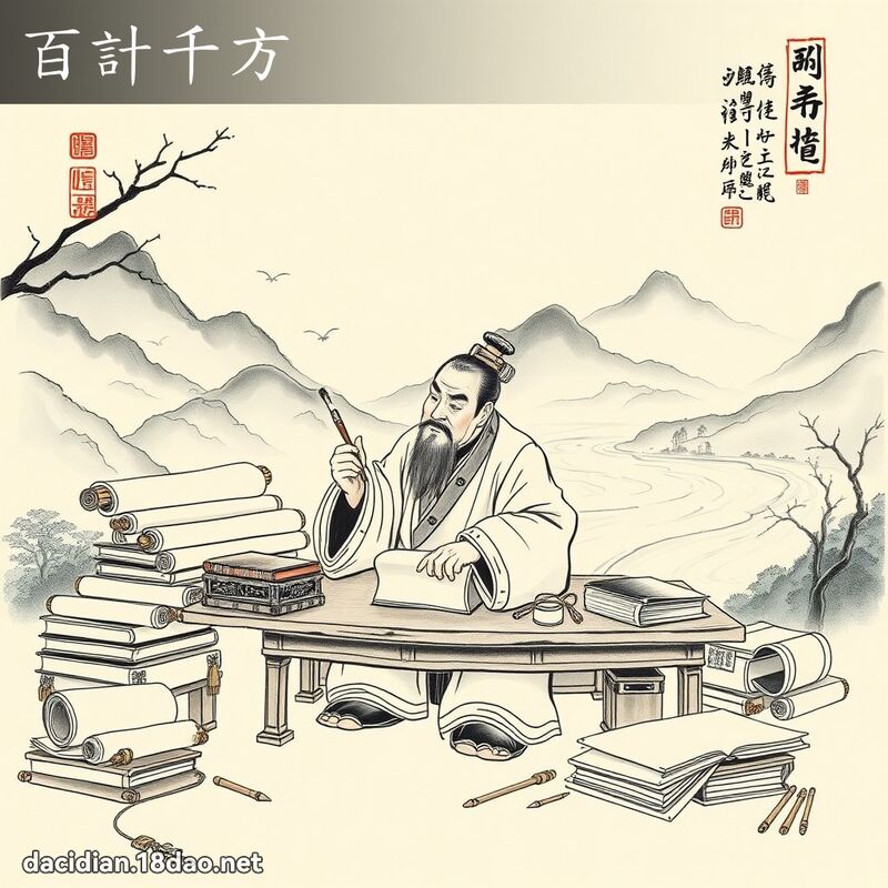 百计千方 配图