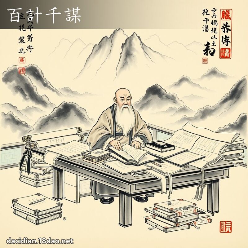 百计千谋 配图