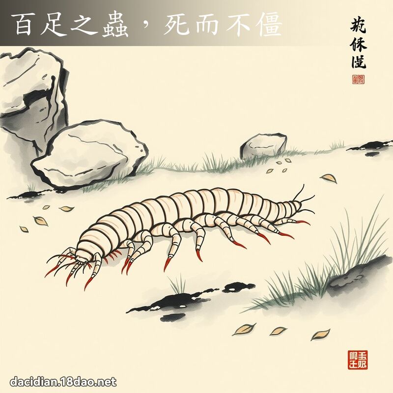 百足之虫,死而不僵 配图