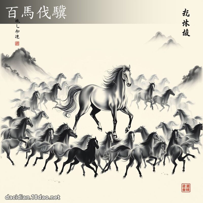 百马伐驥 配图