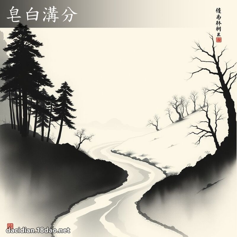 皂白沟分 配图