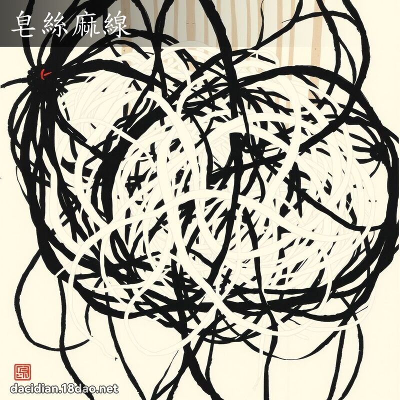 皂丝麻线 配图