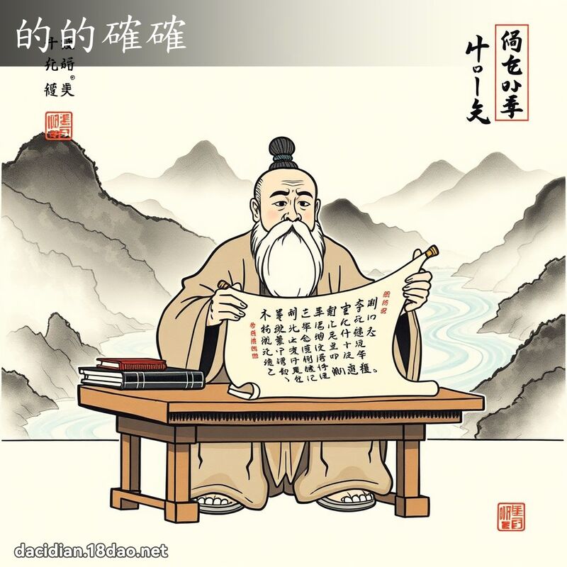的的確確 配图
