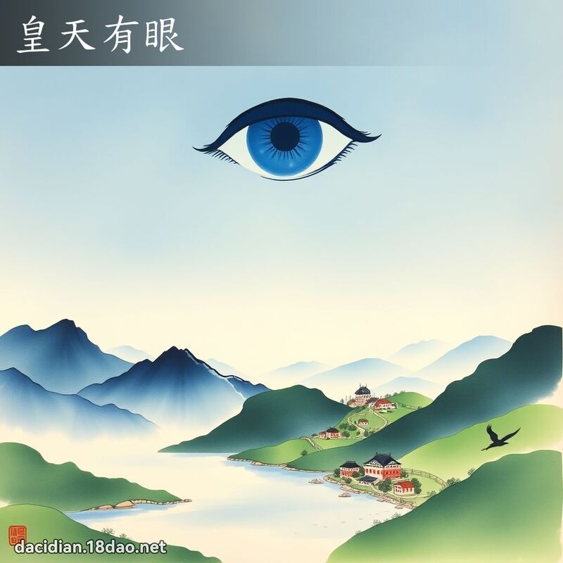 皇天有眼 配图
