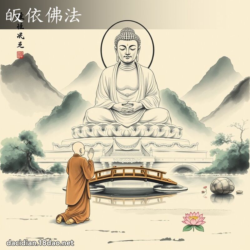 皈依佛法 配图