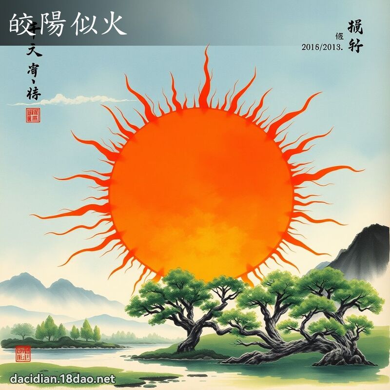 皎阳似火 配图