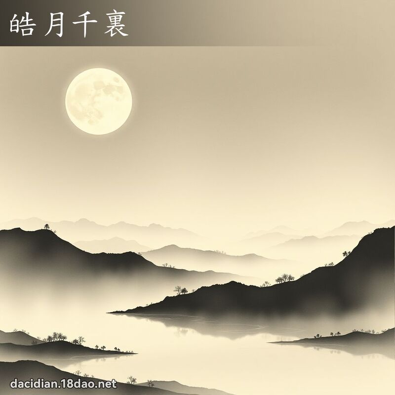 皓月千裏 配图